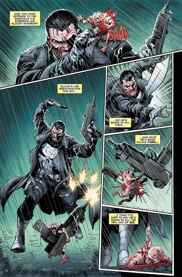Interior preview page from THE PUNISHER #8 DAVID MARQUEZ COVER
