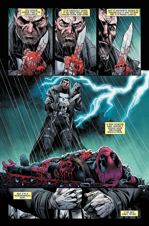 Interior preview page from THE PUNISHER #8 DAVID MARQUEZ COVER