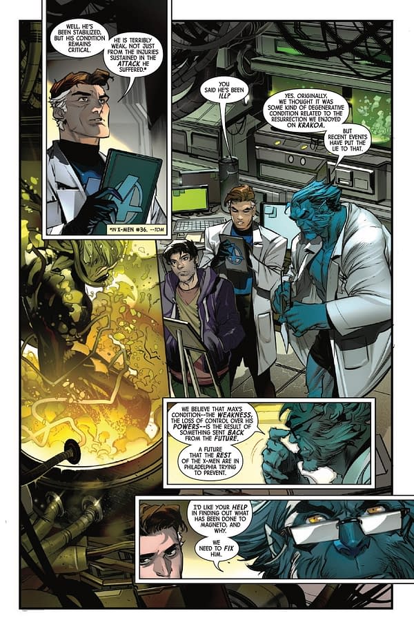 Interior preview page from DNX #1 KAARE ANDREWS COVER