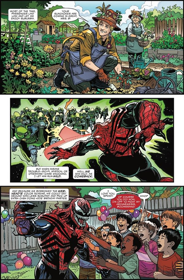 Interior preview page from THE AMAZING VENOM #1 STEFANO CASELLI COVER