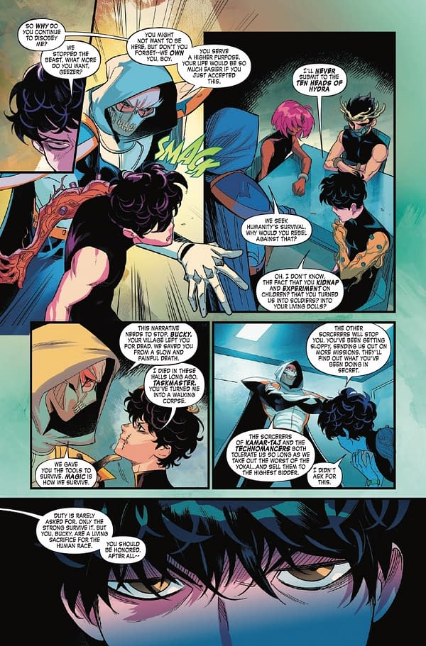 Interior preview page from MARVEL MANGAVERSE: ARCANE AVENGERS #1 YUJI KAKU COVER