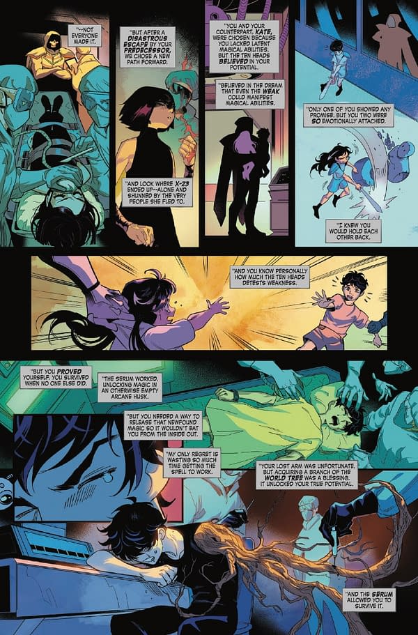 Interior preview page from MARVEL MANGAVERSE: ARCANE AVENGERS #1 YUJI KAKU COVER