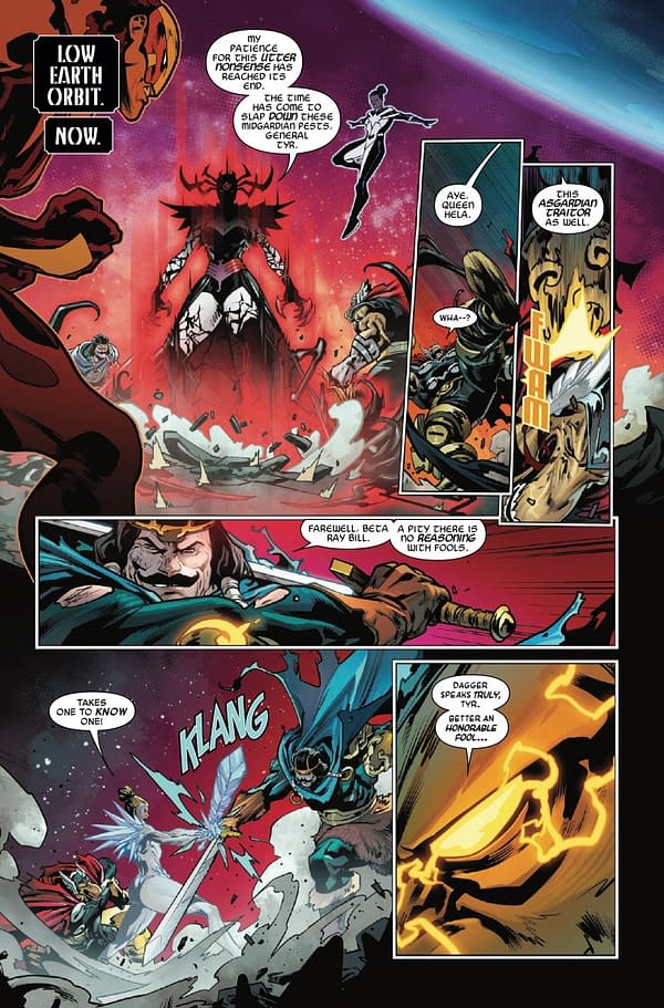Interior preview page from QUEEN IN BLACK: DEFENDERS OF LIGHT AND DARK #3 MATTEO LOLLI COVER