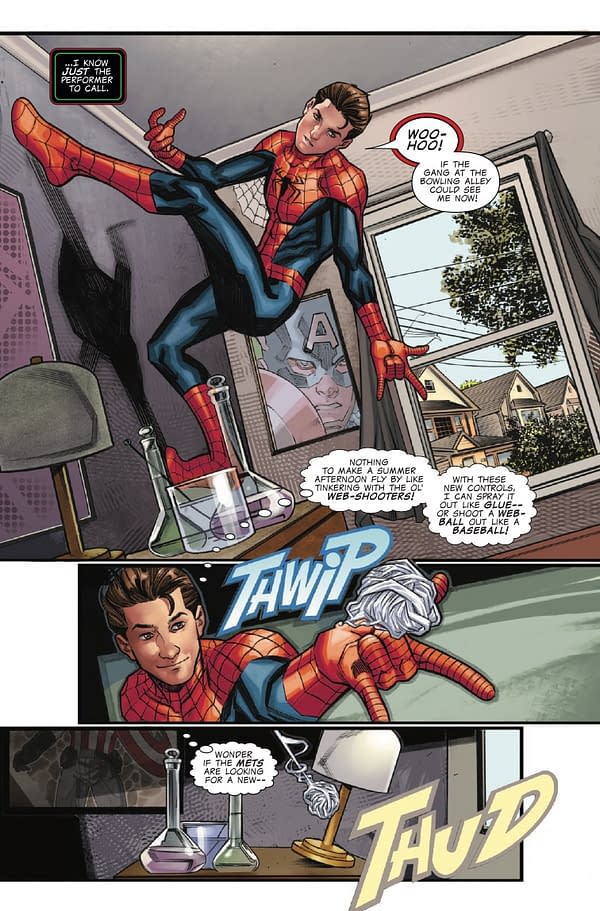 Interior preview page from CHALLENGES OF DOOM: SPIDER-MAN #1 FABRIZIO DE TOMMASO COVER