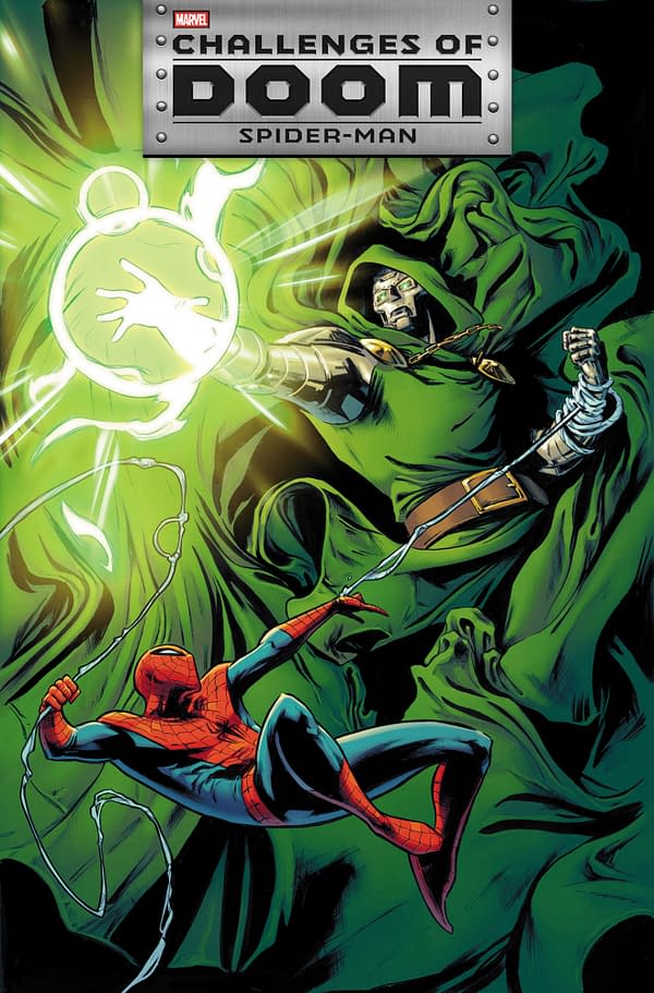 Cover image for CHALLENGES OF DOOM: SPIDER-MAN #1 CARMEN CARNERO VARIANT