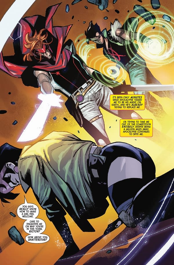 Interior preview page from TOMB OF APOCALYPSE #2 FABRIZIO DE TOMMASO COVER