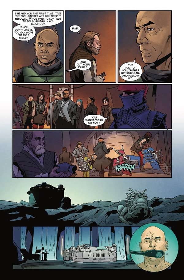 Interior preview page from STAR WARS: THE BOOK OF BOBA FETT #3 KEN LASHLEY COVER