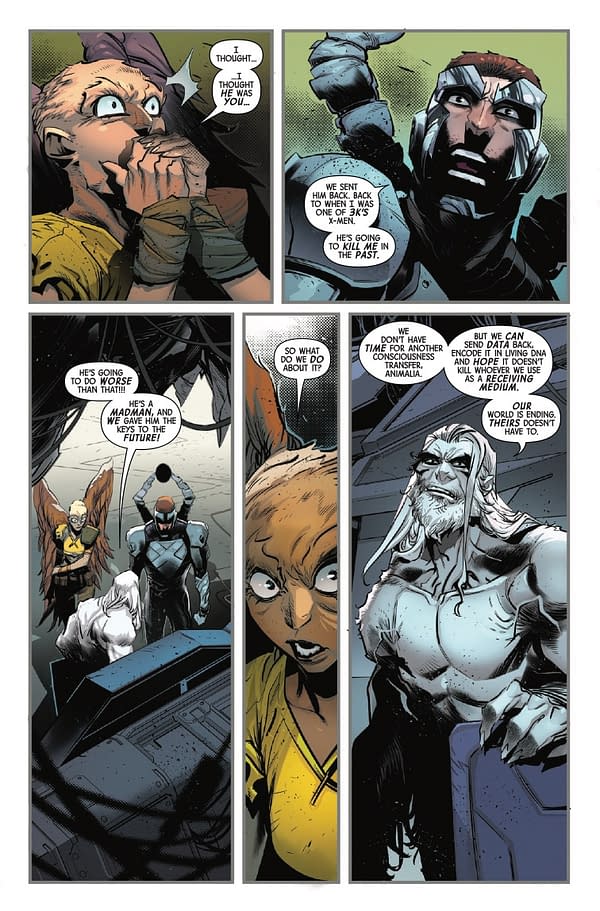 Interior preview page from DNX #4 KAARE ANDREWS COVER