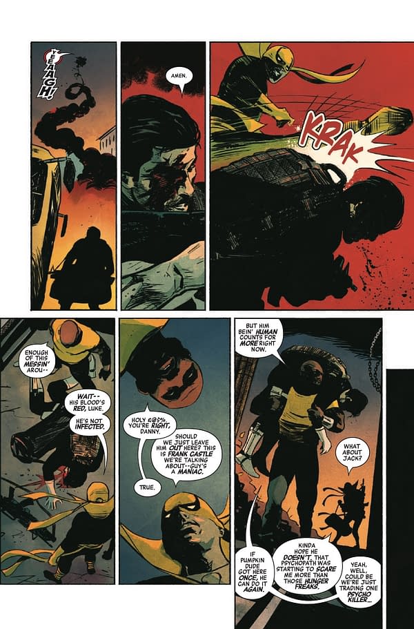 Interior preview page from MARVEL ZOMBIES: WAR ZONE #2 JUNGGEUN YOON COVER