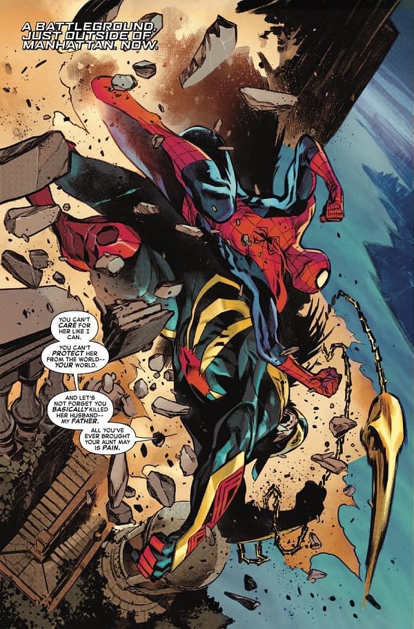 Interior preview page from AMAZING SPIDER-MAN #1002 PEPE LARRAZ COVER