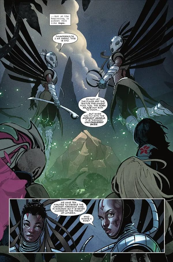 Interior preview page from THUNDERBOLTS: DOOMSTRIKE #3 LEINIL YU COVER