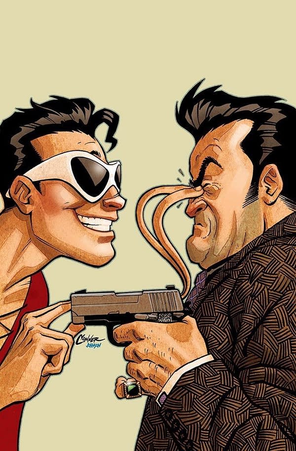 Check Out Amanda Conner and Dave Johnson's Variant for Plastic Man #1