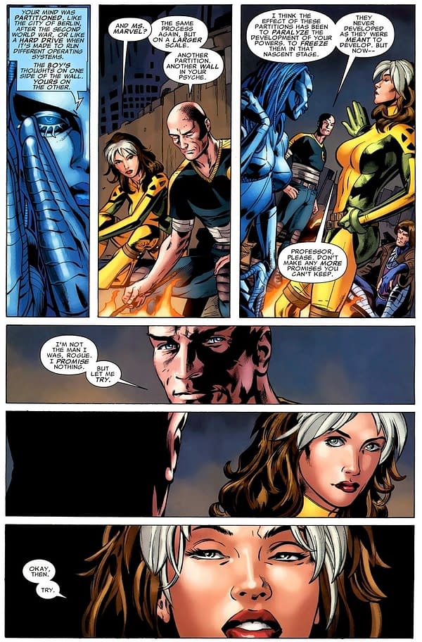 Rogue on a Woman's Right to Choose Her Superpowers (Mr &#038; Mrs X #4 Spoilers)