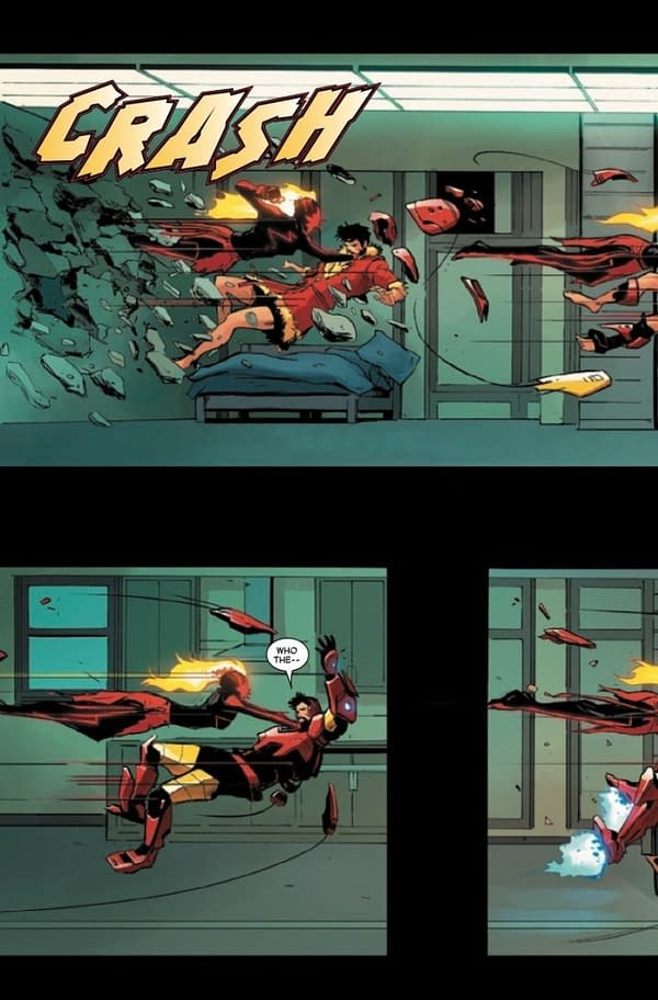 Killing Iron Man in Captain Marvel #13 [Preview]
