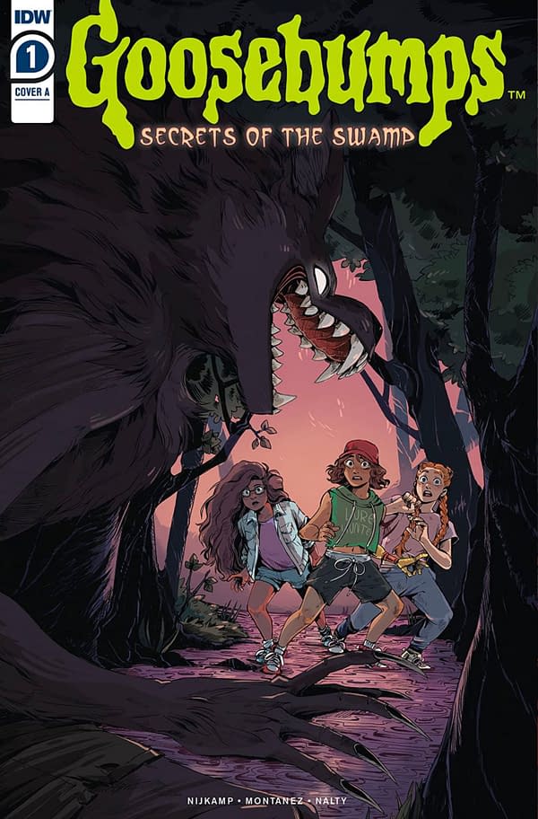 Goosebumps: Secrets of the Swamp #1 cover. Credit: IDW Publishing