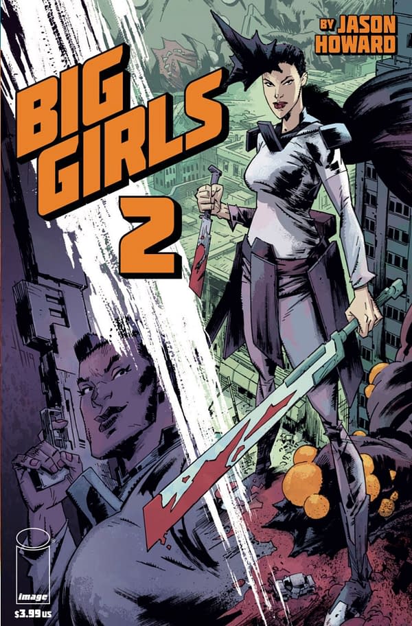 Big Girls #2 cover by Jason Howard. Credit: Image Comics