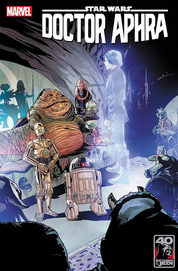 Cover image for STAR WARS: DOCTOR APHRA 28 SPROUSE RETURN OF THE JEDI 40TH ANNIVERSARY VARIANT