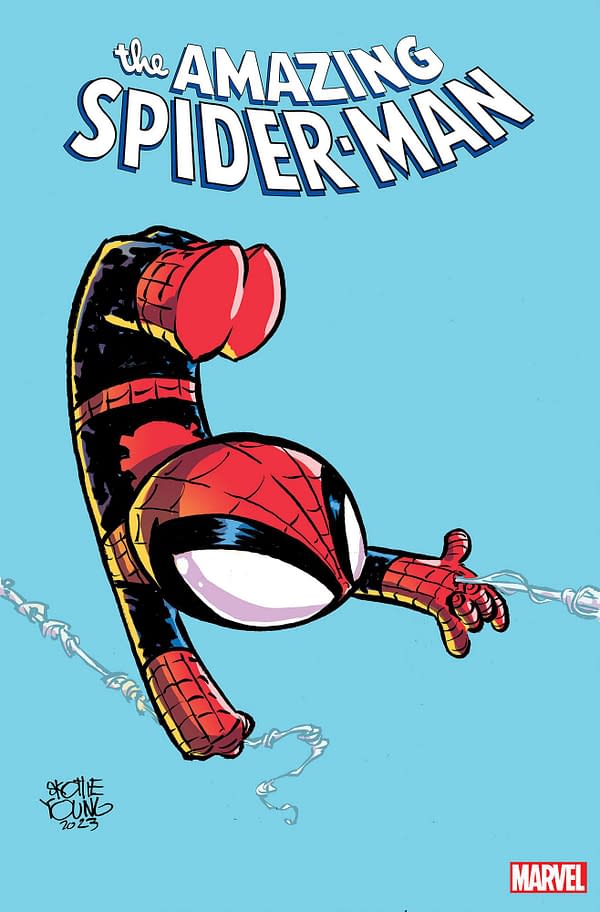 Cover image for AMAZING SPIDER-MAN 25 SKOTTIE YOUNG VARIANT