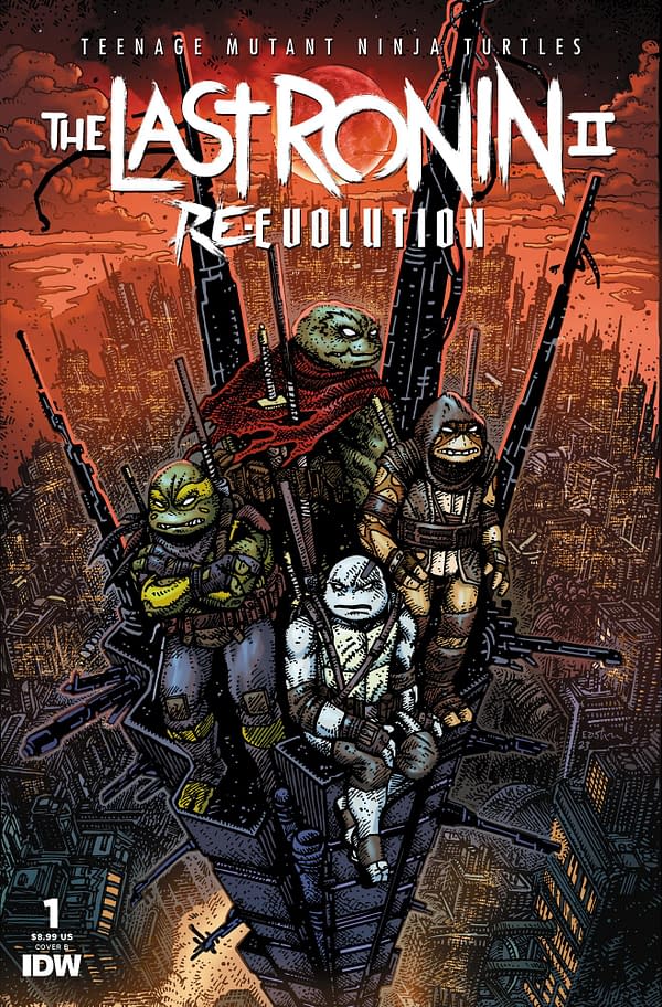 Cover image for Teenage Mutant Ninja Turtles: The Last Ronin II--Re-Evolution #1 Variant B (Eastman)