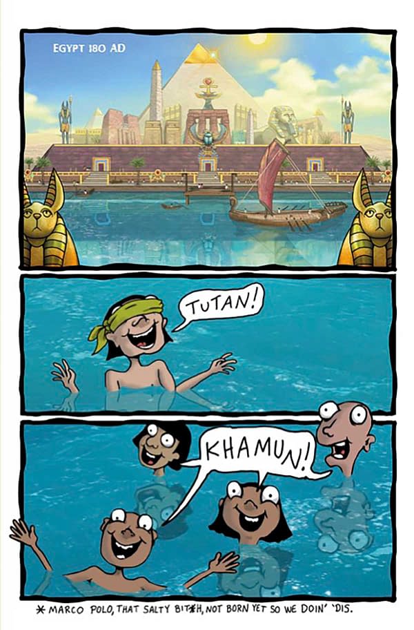Interior preview page from Lenore: The Time War #2
