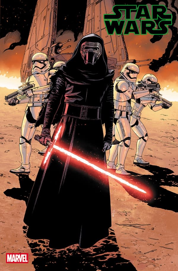 Cover image for STAR WARS #1 CHRIS SPROUSE THE FORCE AWAKENS 10TH ANNIVERSARY VARIANT