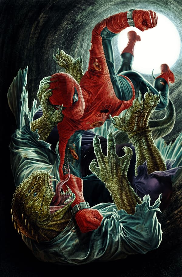 Cover image for AMAZING SPIDER-MAN #13 LEE BERMEJO AMAZING VISIONS VIRGIN VARIANT