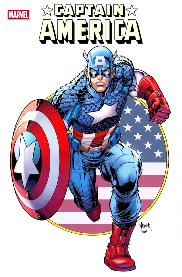 Cover image for CAPTAIN AMERICA #6 TODD NAUCK ICONIC VARIANT