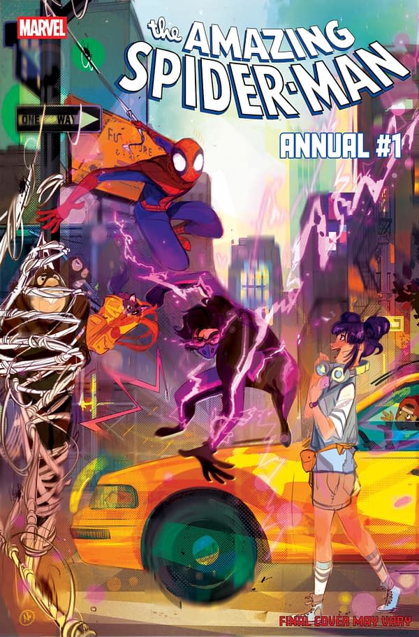 Cover image for AMAZING SPIDER-MAN ANNUAL #1 NICOLETTA BALDARI VARIANT