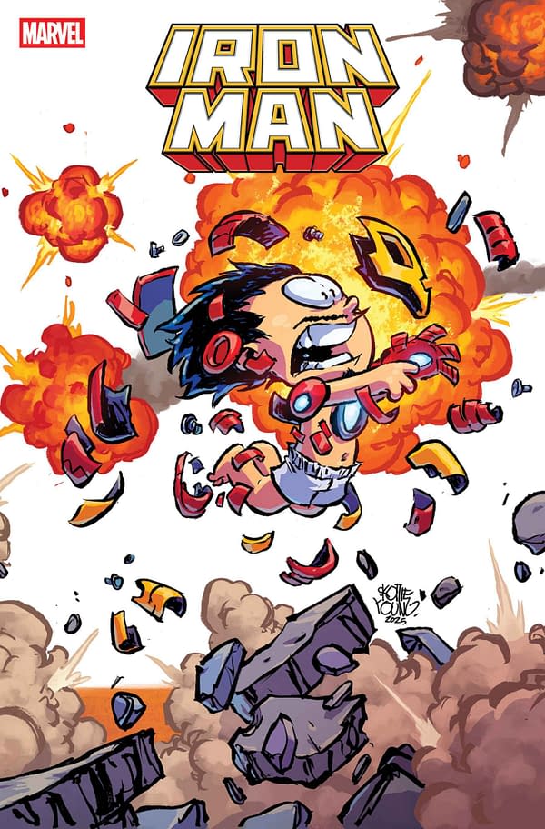 Cover image for IRON MAN #4 SKOTTIE YOUNG 4-PART CONNECTING VARIANT