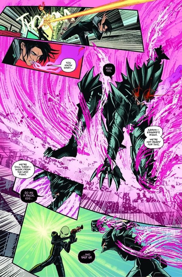 Interior preview page from Fireborn #3