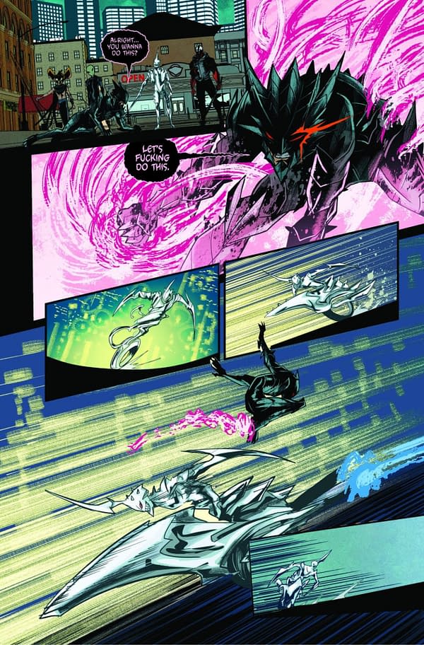 Interior preview page from Fireborn #3