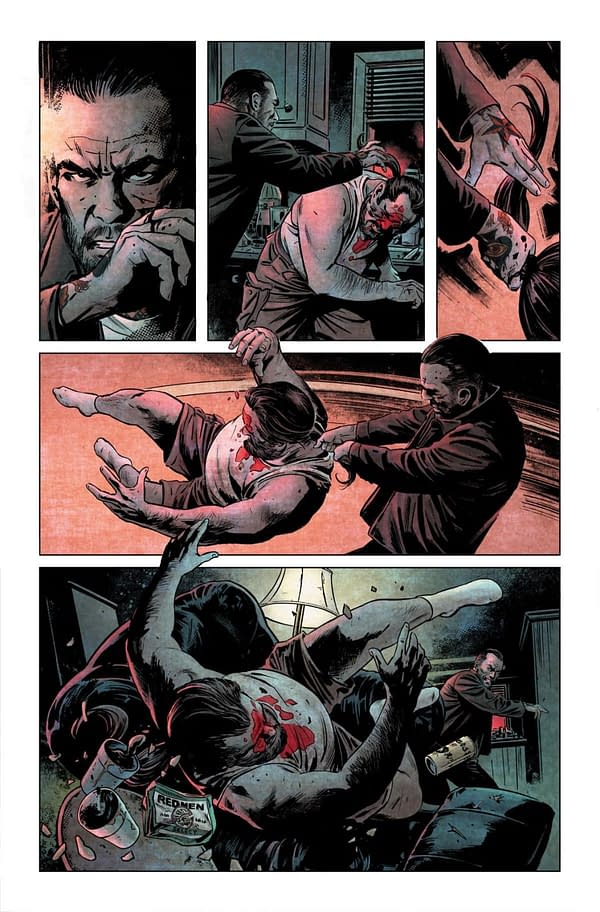 Interior preview page from Hammerfist #1