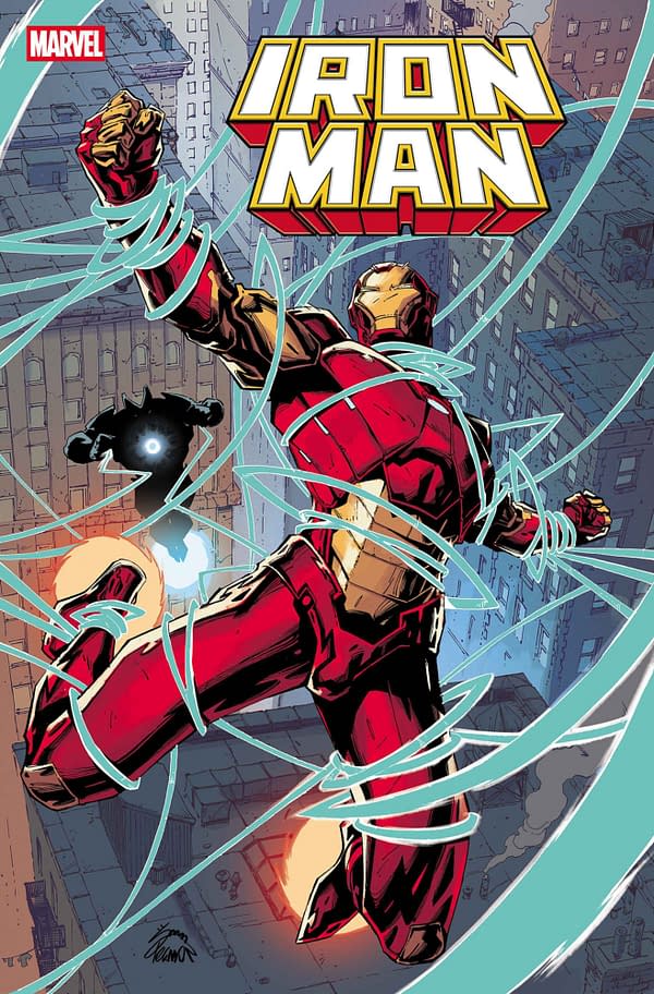 Cover image for IRON MAN #8 RYAN STEGMAN COVER