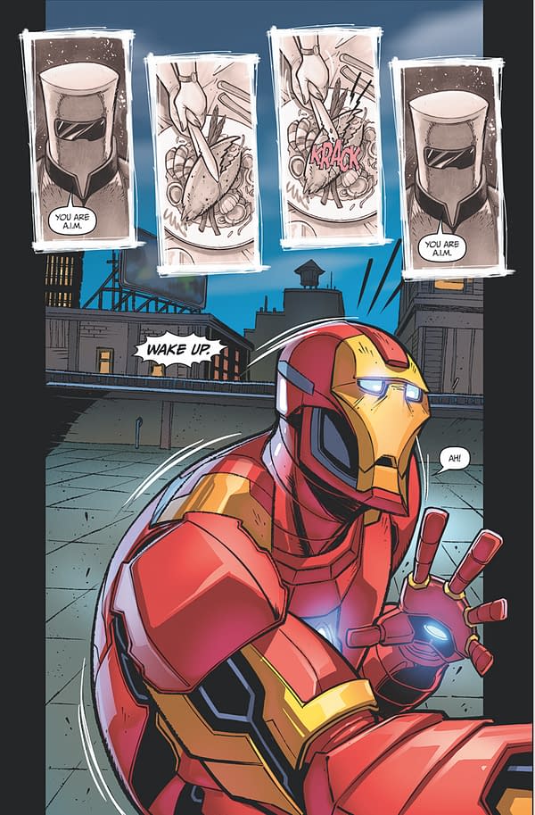 Preview of a Brand New Avengers #1 from IDW &#8211; Without Tony in the Suit?