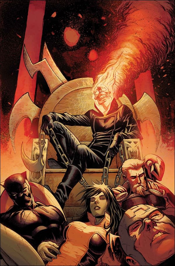 Get Ready for Hot Ghost Rider on Ghost Rider Action with Avengers #22