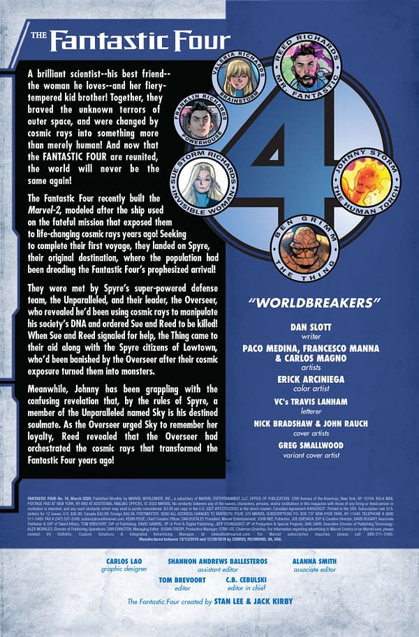 Fantastic Four #18 [Preview]