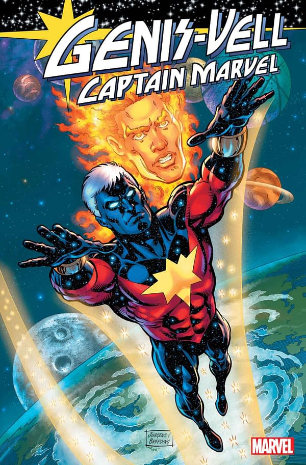 Cover image for GENIS-VELL: CAPTAIN MARVEL 1 JURGENS VARIANT