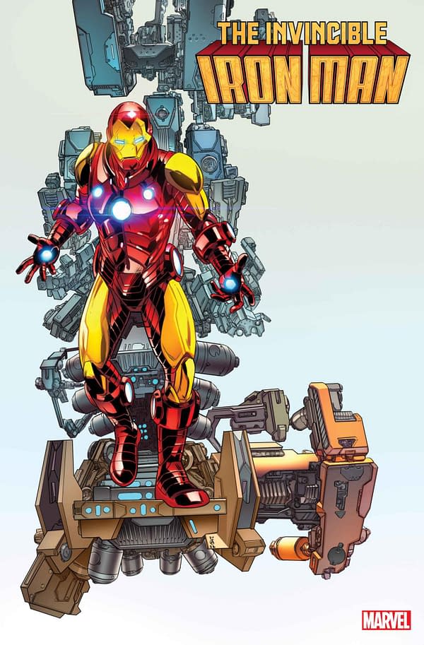 Cover image for INVINCIBLE IRON MAN 2 ALLEN STORMBREAKERS VARIANT
