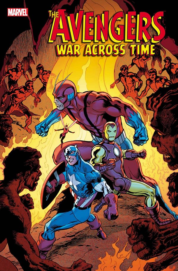 Cover image for AVENGERS: WAR ACROSS TIME #4 ALAN DAVIS COVER