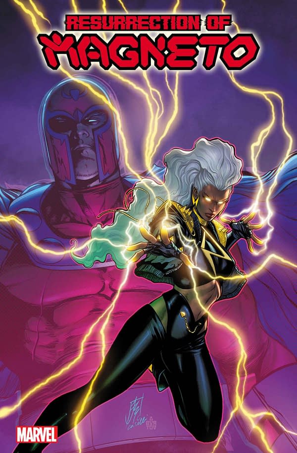 Cover image for RESURRECTION OF MAGNETO #1 STEFANO CASELLI COVER