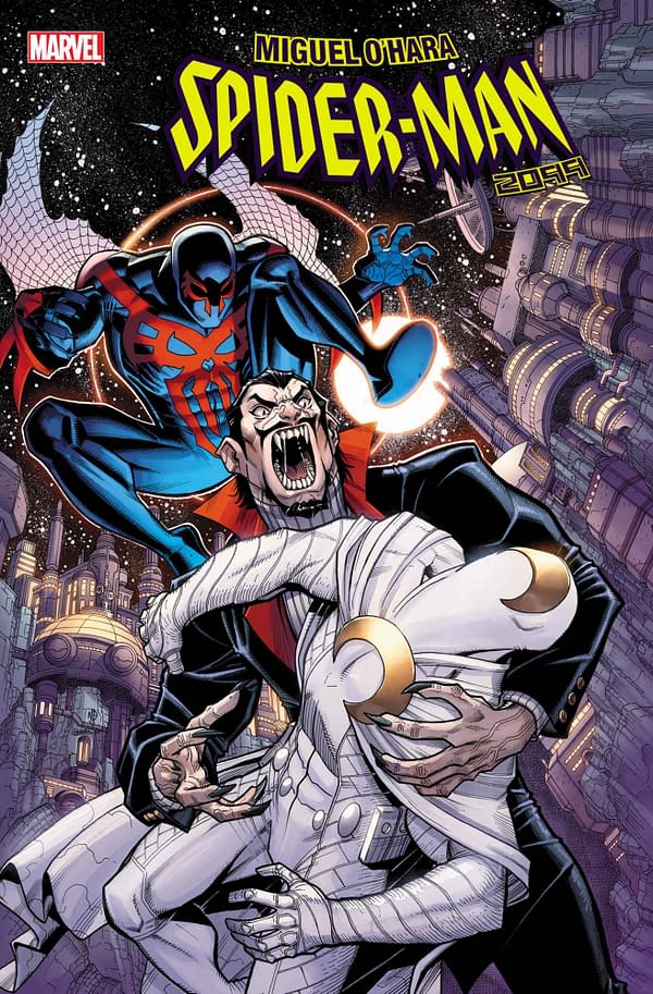 Cover image for MIGUEL O'HARA: SPIDER-MAN 2099 #2 NICK BRADSHAW COVER