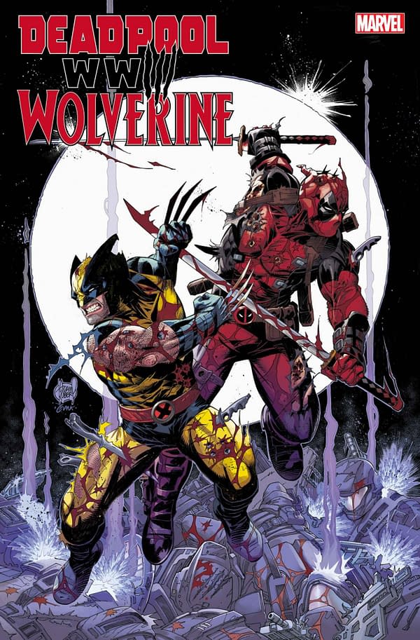 Cover image for DEADPOOL AND WOLVERINE: WWIII #1 ADAM KUBERT COVER