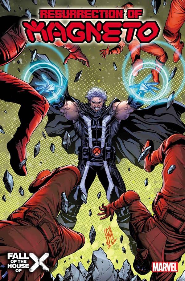 Cover image for RESURRECTION OF MAGNETO #4 STEFANO CASELLI COVER
