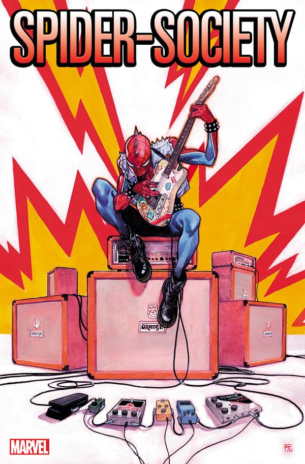 Cover image for SPIDER-SOCIETY #4 DIKE RUAN SPIDER-PUNK VARIANT