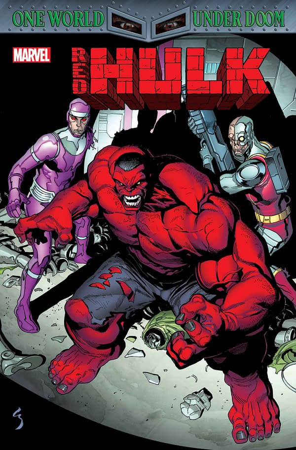 Cover image for RED HULK #2 GEOFF SHAW COVER