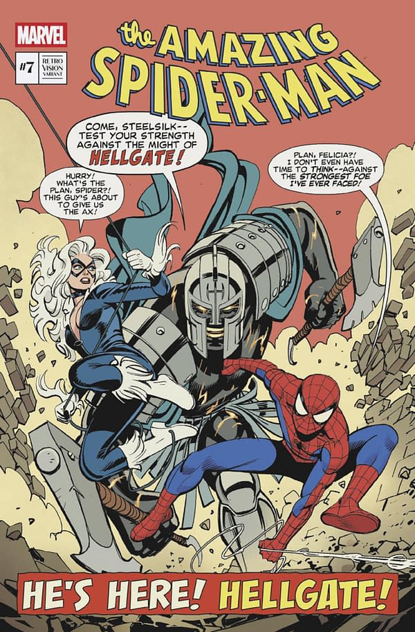 Cover image for AMAZING SPIDER-MAN #7 LEO ROMERO RETROVISION VARIANT