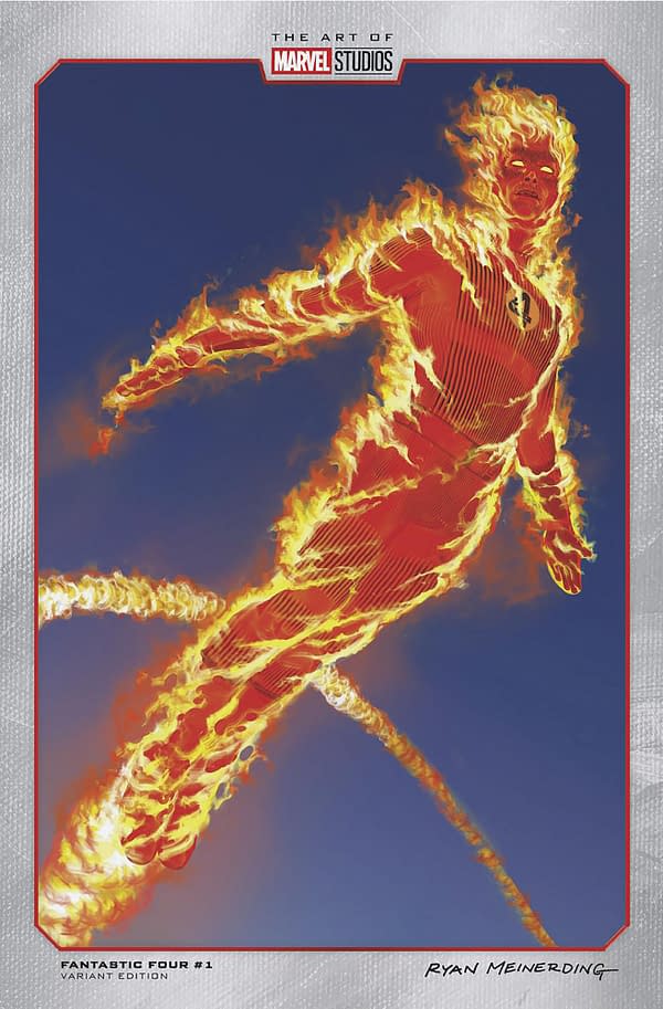 Cover image for FANTASTIC FOUR #1 RYAN MEINERDING MARVEL STUDIOS VARIANT