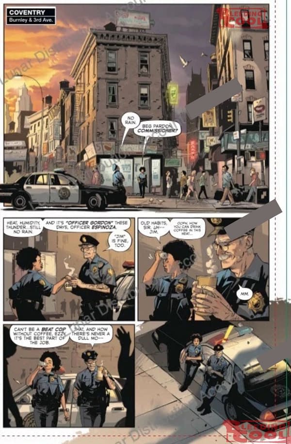 The First Lettered Page Of Batman #1, Leaked