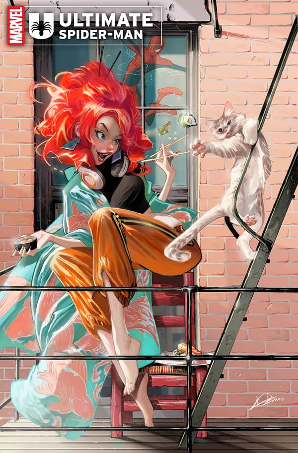 Cover image for ULTIMATE SPIDER-MAN #21 ALEXANDER LOZANO VARIANT