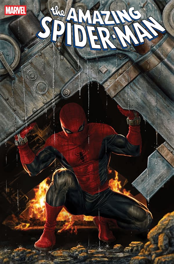 Cover image for AMAZING SPIDER-MAN #14 LEE BERMEJO AMAZING VISIONS VARIANT